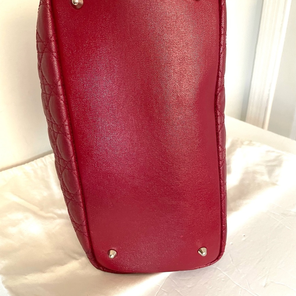 Authentic Christian Dior PANAREA red handbag - Picture 6 of 16